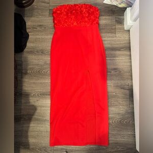 Elegant Red Evening Dress